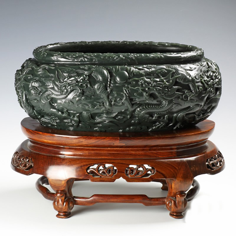 青玉-盘龙大玉海