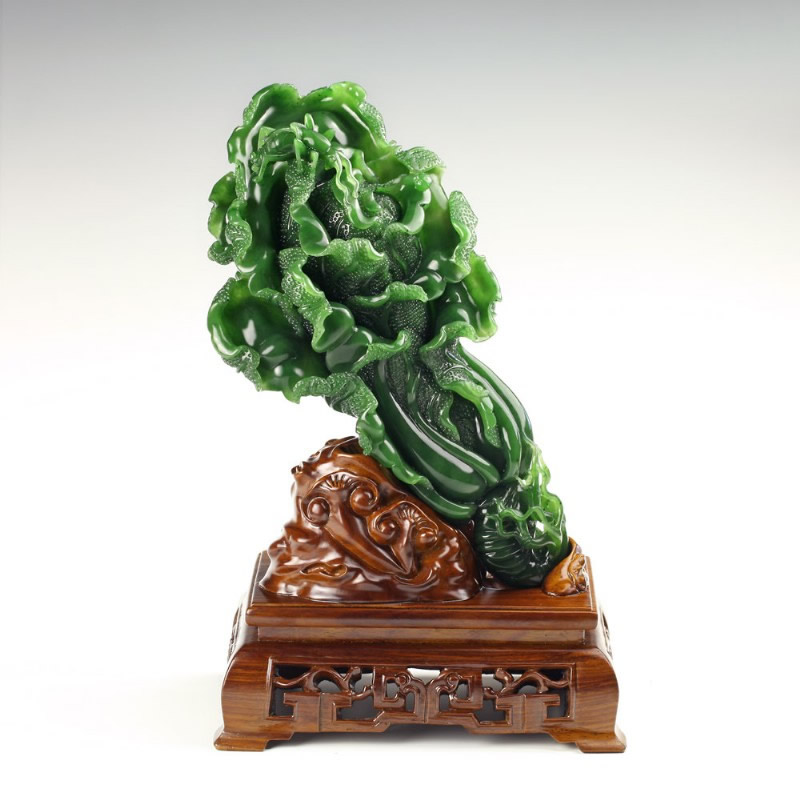 碧玉摆件-佰财