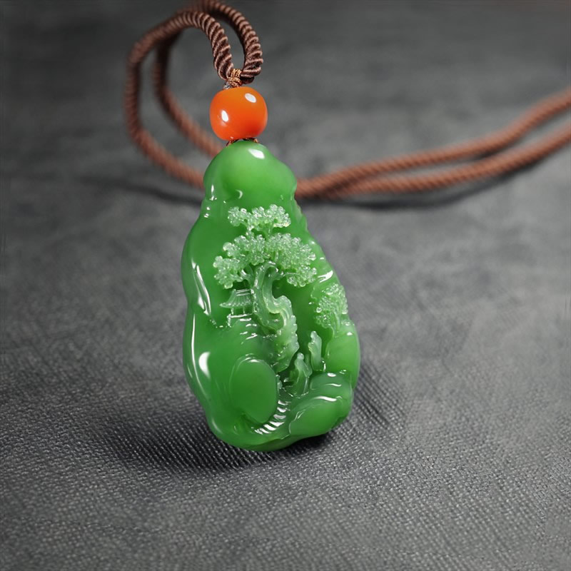 碧玉挂件-仁者之乐